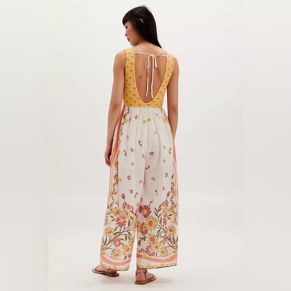NWOT Free People Bali Honeydew Jumpsuit - Picture 11 of 11